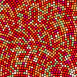 abstract rounded pixel points mosaic eps 8 vector image