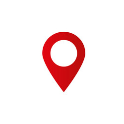 map pin flat design style modern icon pointer vector image