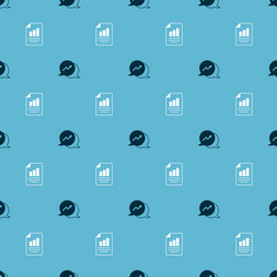 set financial growth and document with graph chart vector image