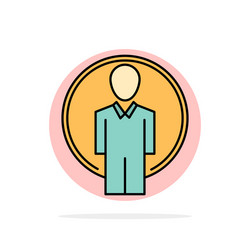 user id login image abstract circle background vector image
