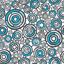 abstract circle pattern vector image