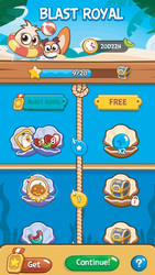 complete set of level button game ui pop-up icon vector image