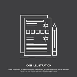 component data design hardware system icon line vector image