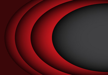 Abstract red curve overlap on black design vector