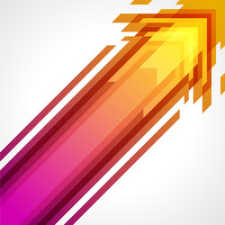 Dynamic Arrow Stream vector image