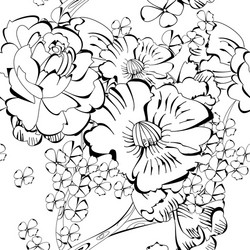 monochrome seamless wallpaper Vector Image