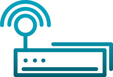 router signal connection internet communications vector image