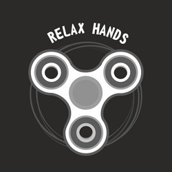 spinner retro poster Vector Image