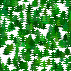 Abstract random pine tree pattern background vector