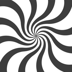 Comic swirl background radial pattern vector