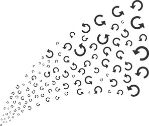 rotate source stream vector image