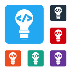 white web design and front end development icon vector image