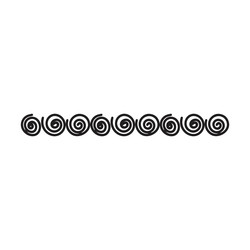 abstract shape border line frame design icon vector image