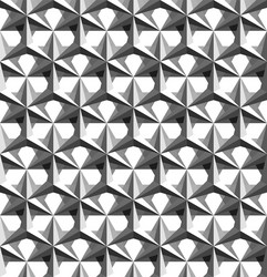 triangular geometric seamless pattern vector image