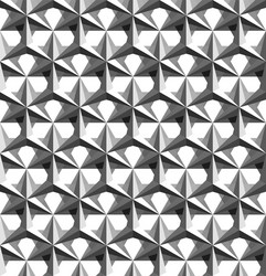 triangular geometric seamless pattern vector