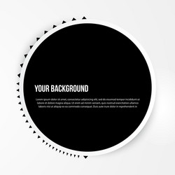 abstract circles template web design vector image