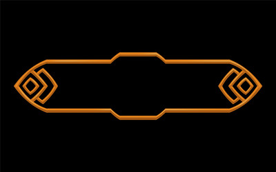 frame medieval game ui metallic title banner vector image