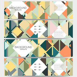 abstract colored backgrounds with place for text vector image