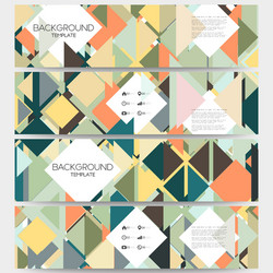 Abstract colored backgrounds with place for text vector