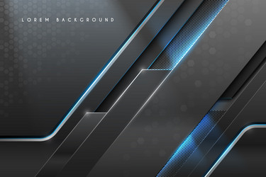 Abstract Metallic Blue Gradient Background vector image