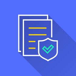 Data security - icon for graphic and web vector