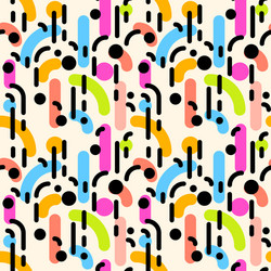 geometric abstract seamless pattern linear motif vector image