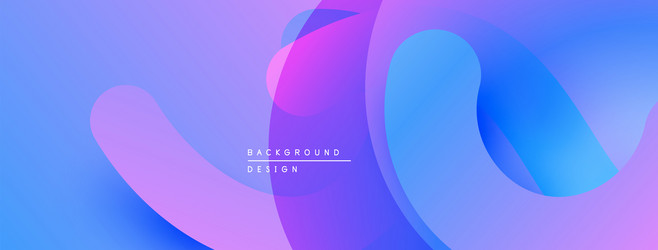 abstract gradients blend creating fluid shapes vector image