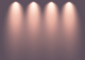 minimal display background with spotlights vector image