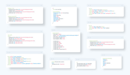 program windows code white vector image