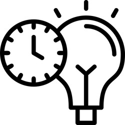 quick wiz linear style icon design vector image