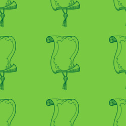 scroll paper seamless pattern vector image