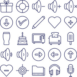 web and user interface isolated icon vector image