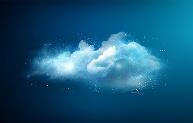Realistic Cloudscape Vector Image