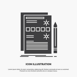 component data design hardware system icon glyph vector image
