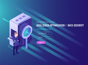 data search optimization information server vector image