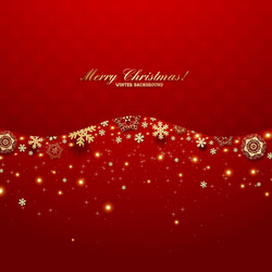 Red christmas background vector