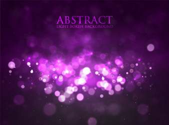 magic background with bokeh and stars vector image