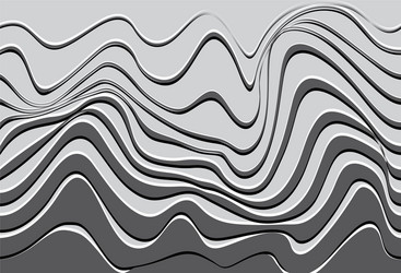 modern wave curve abstract presentation background vector image