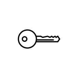 security key icon ideal for access vector image