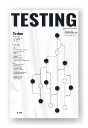 Software black and white poster Royalty Free Vector Image