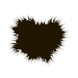 Halftone explode flash dotted cartoon explosion Vector Image