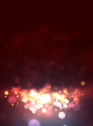 Magic background with bokeh and stars vector