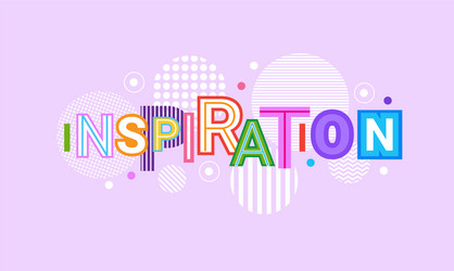 Abstract Motivation & Inspiration Banner vector image