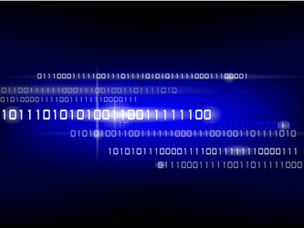 binary code background vector