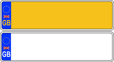 Uk Number Plate Vector Images (87)