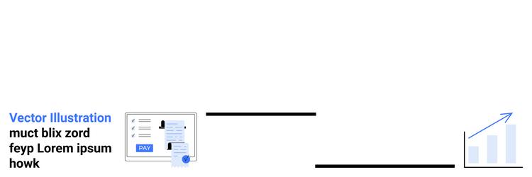 user interacting with a digital dashboard vector image