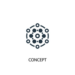 concept icon simple element vector image