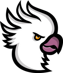 Crested Cockatoo Mascot Vector Image