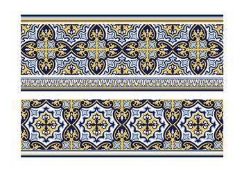 Intricate Azulejo Pattern vector image