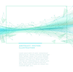 abstract wireframe background vector image